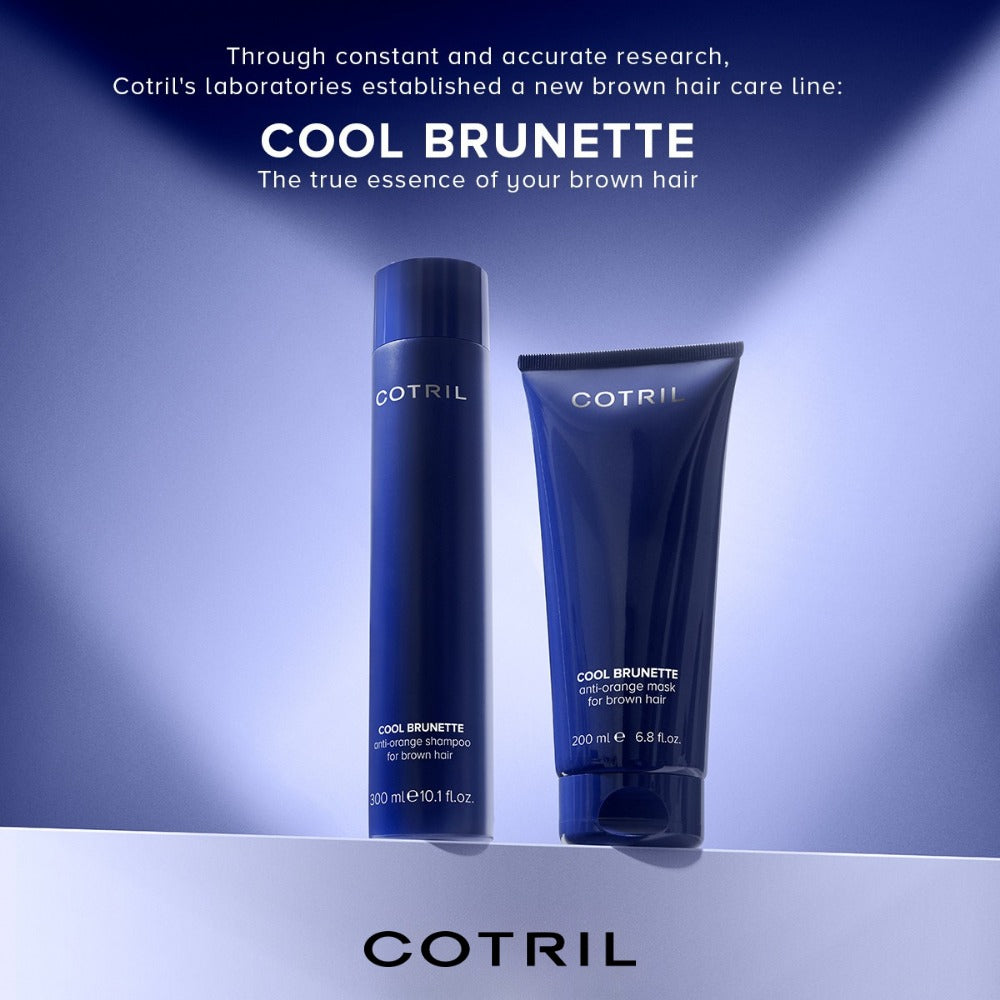 COTRIL COOL BRUNETTE ANTI-ORANGE SHAMPOO FOR BROWN HAIR 300ml