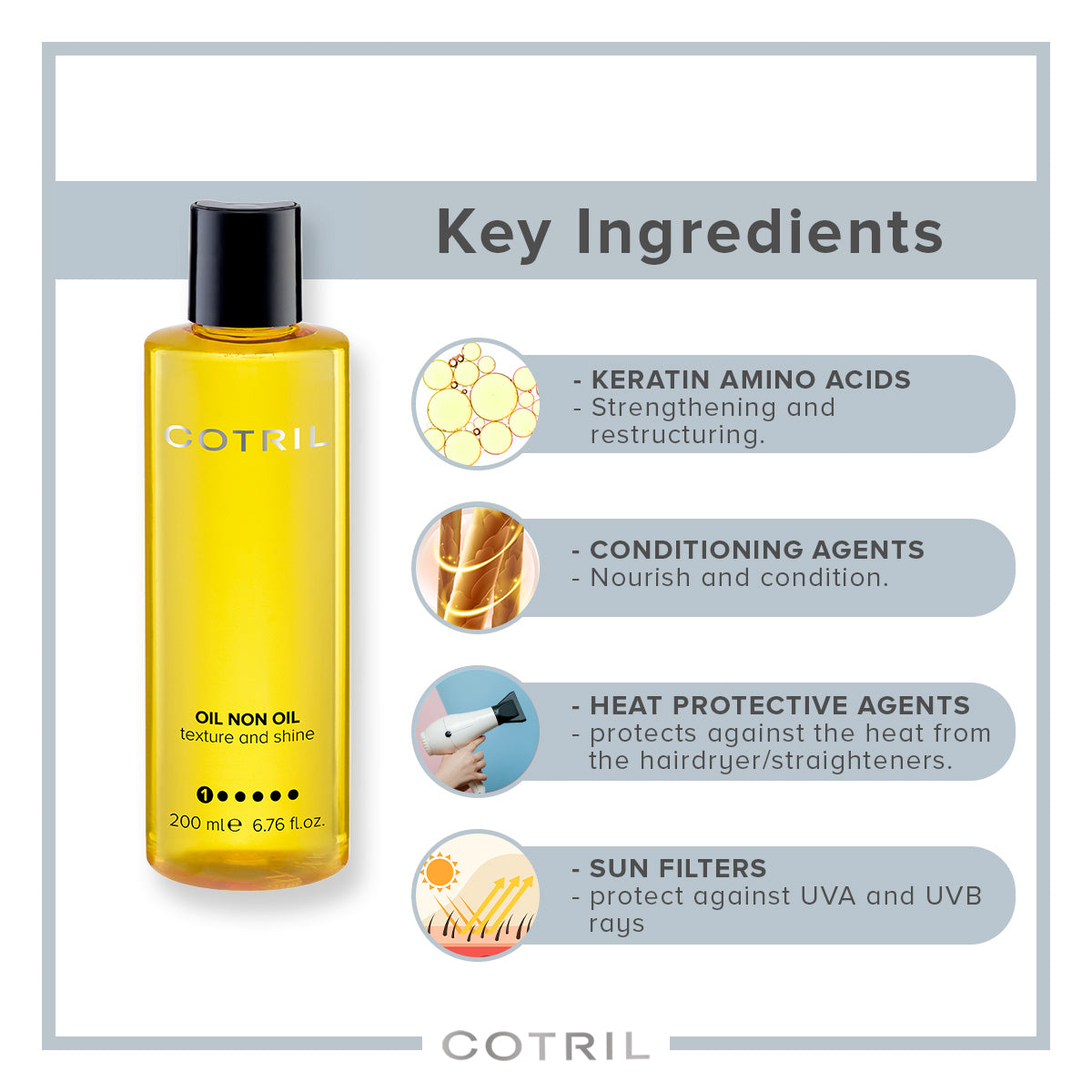 Cotril Styling Oil Non Oil 200ml — view 4