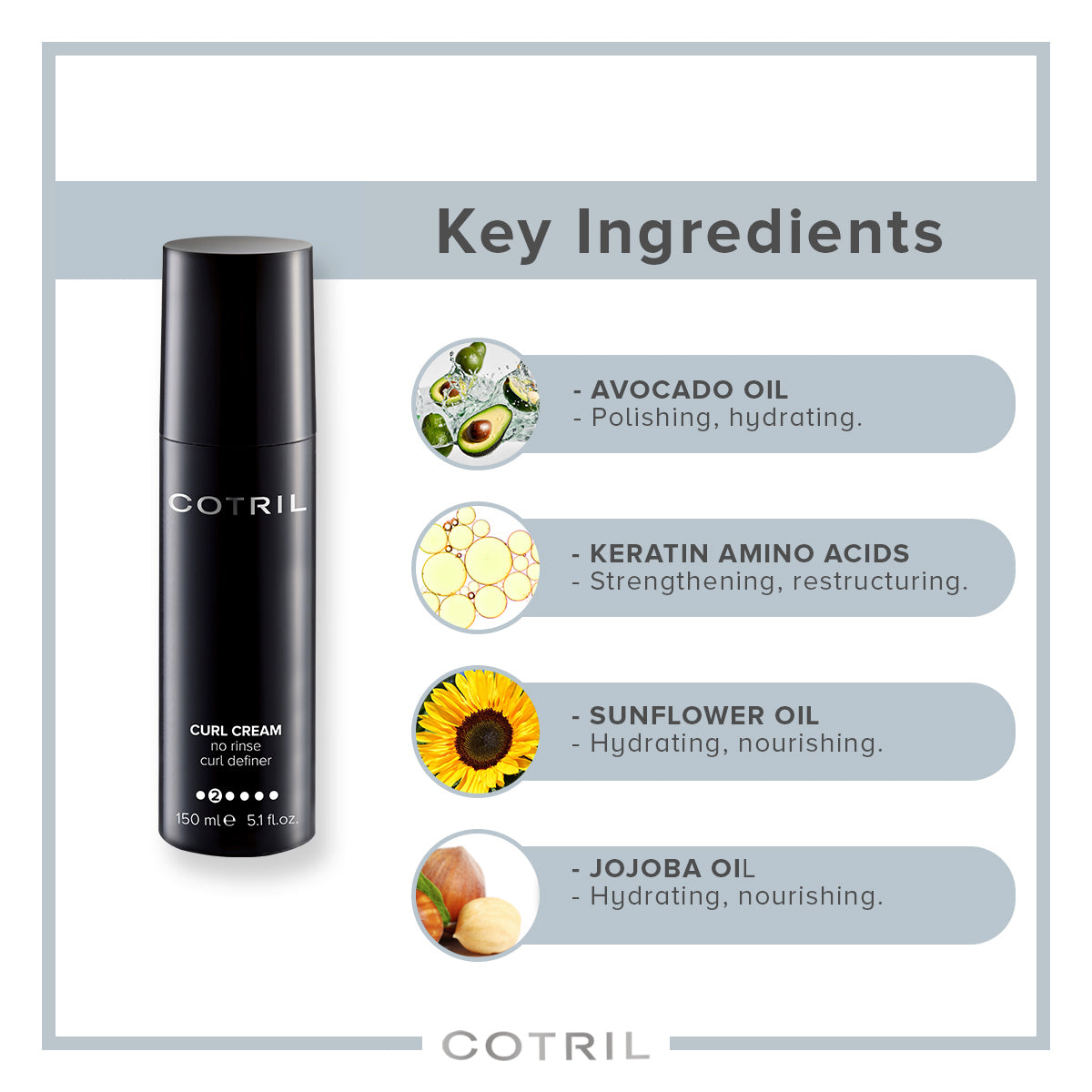 Cotril Styling - Curl Cream 150ML