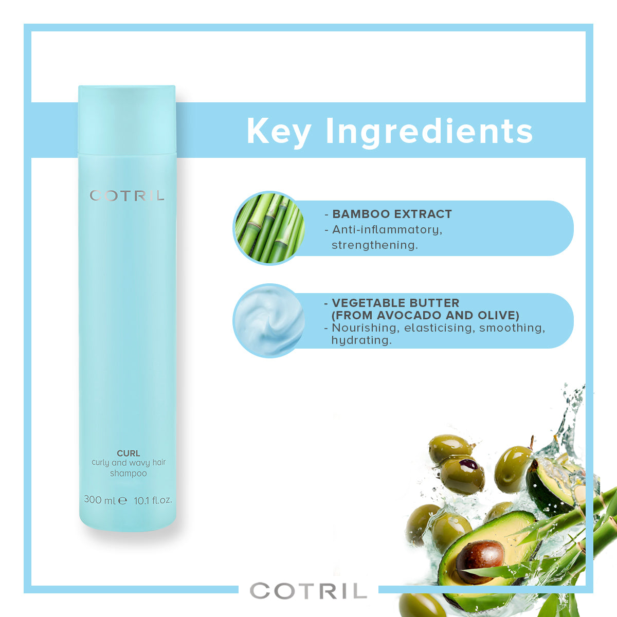 COTRIL CURL CURLY AND WAVY HAIR SHAMPOO 300ml