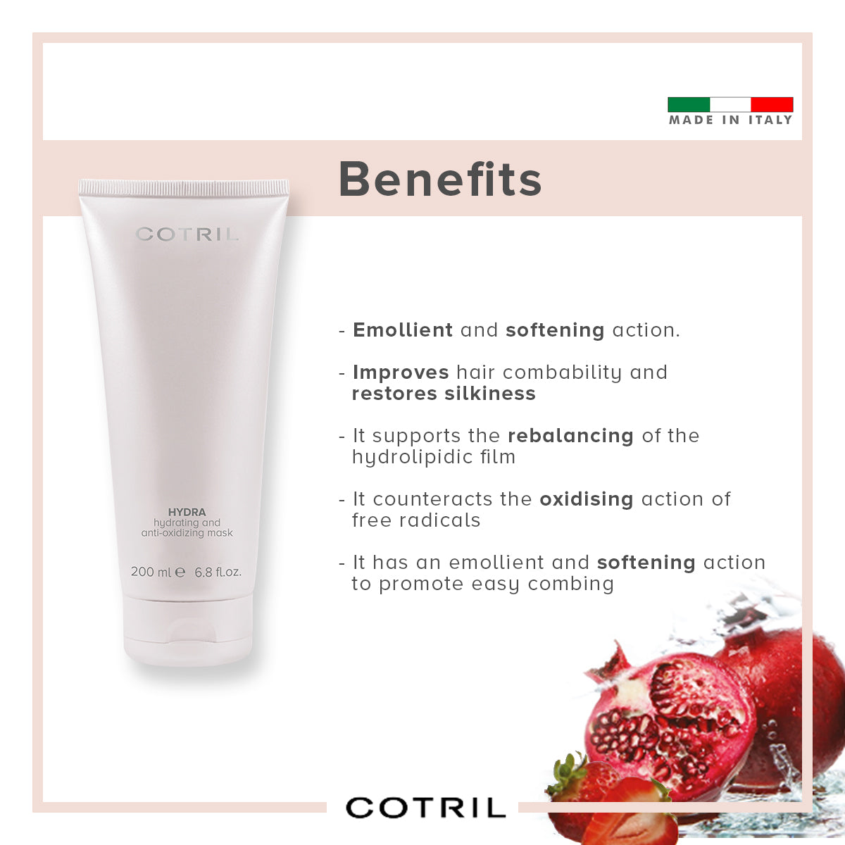 COTRIL HYDRA HYDRATING AND ANTI-OXIDIZING MASK 200ml