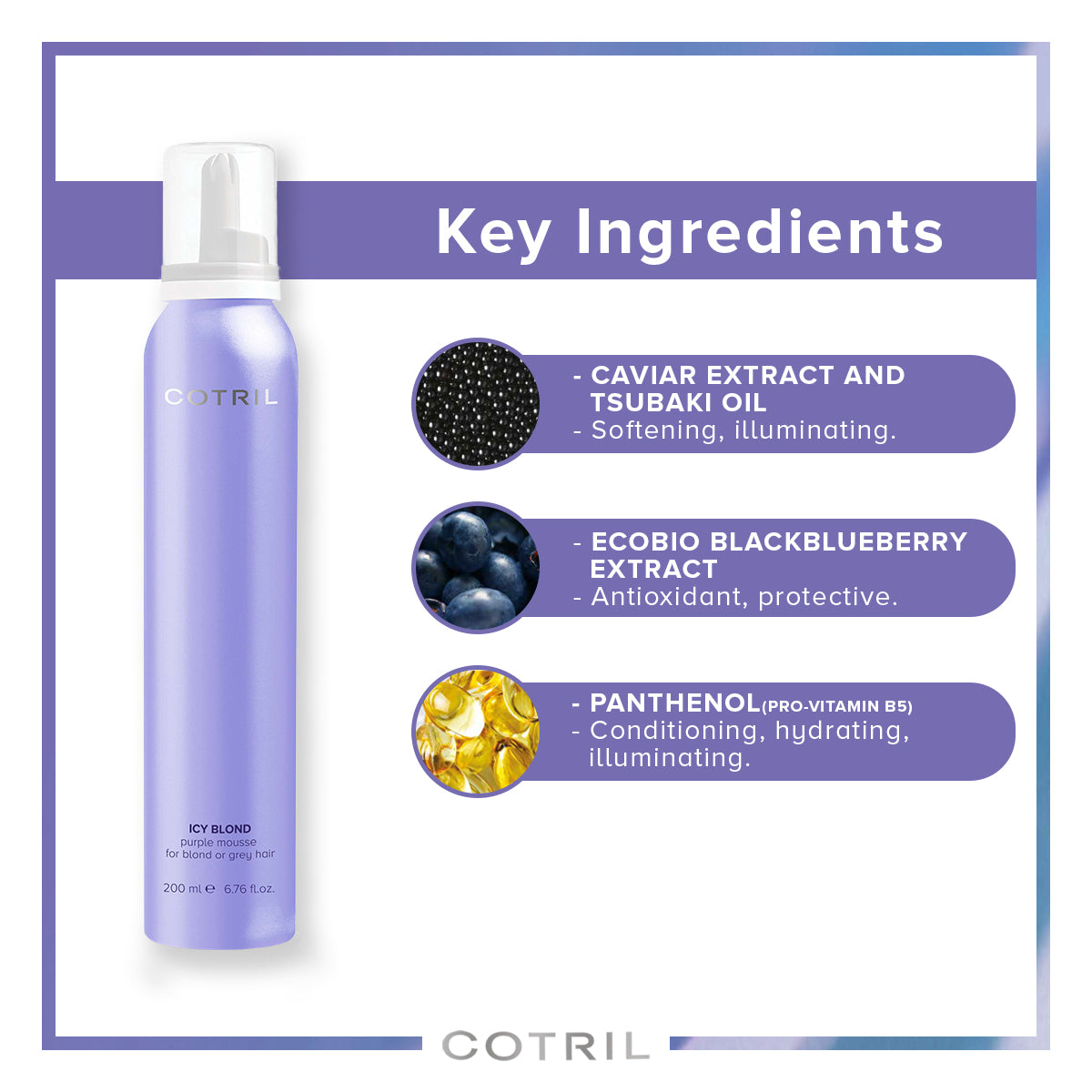 ICY BLOND PURPLE MOUSSE 200ml