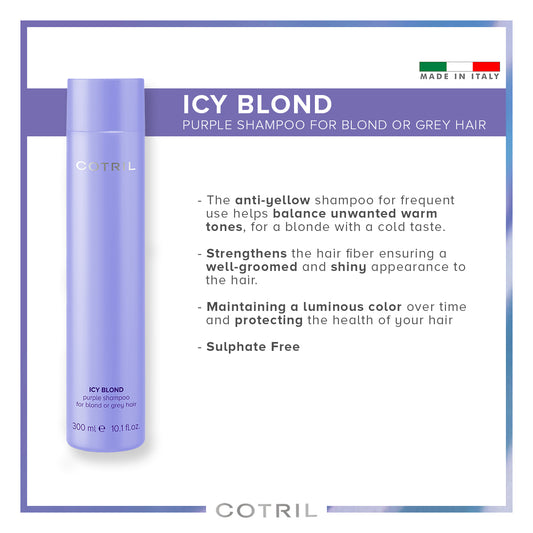 COTRIL ICY BLOND PURPLE SHAMPOO 300ml