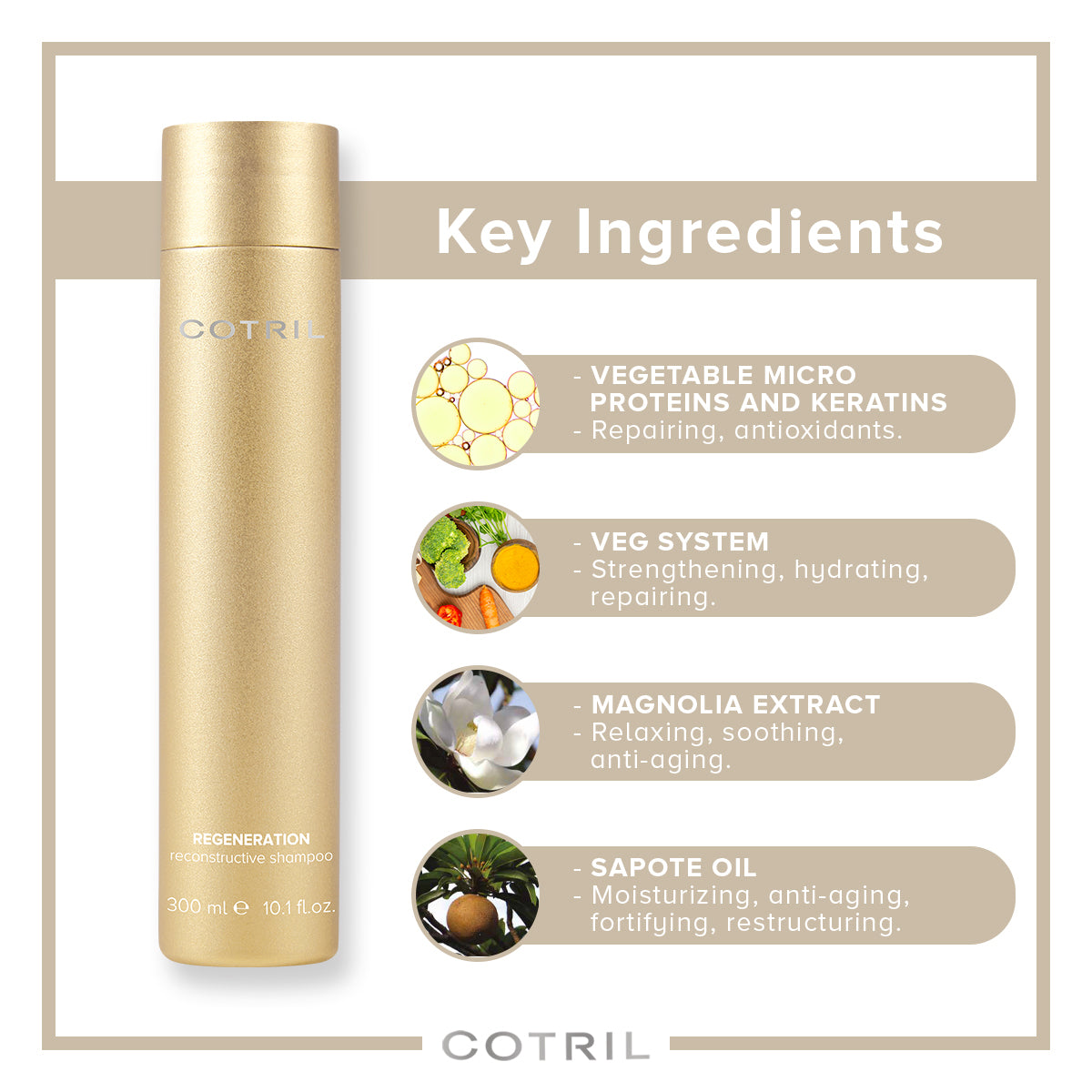 COTRIL REGENERATION RECONSTRUCTIVE SHAMPOO 300ml