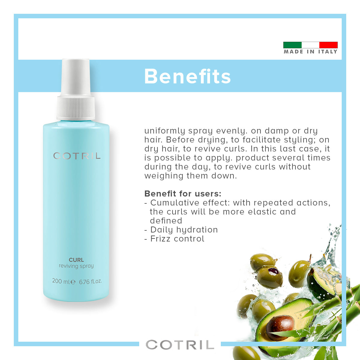COTRIL CURL REVIVING SPRAY 200ml