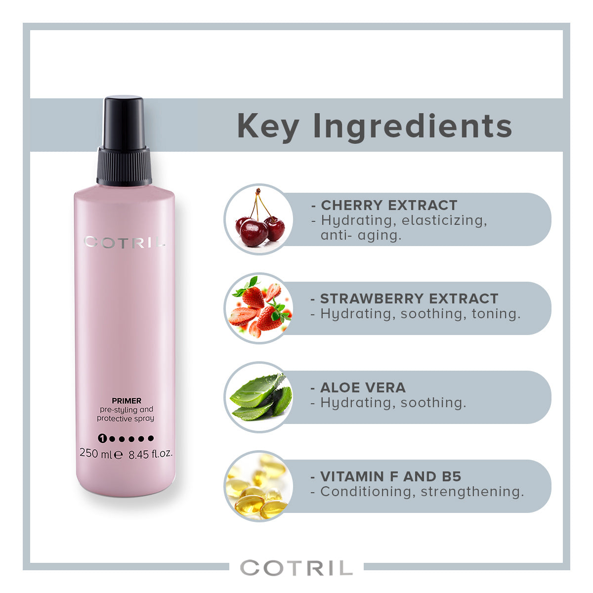 Cotril PRIMER pre-styling and protective spray 250ml