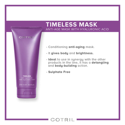 COTRIL TIMELESS ANTI-AGE MASK WITH HYALURONIC ACID 200ml