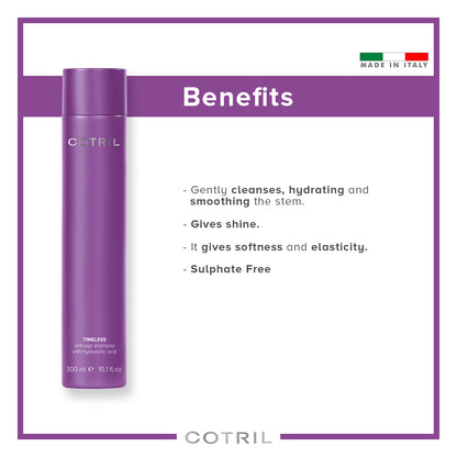 COTRIL TIMELESS ANTI-AGE SHAMPOO WITH HYALURONIC ACID 300ml