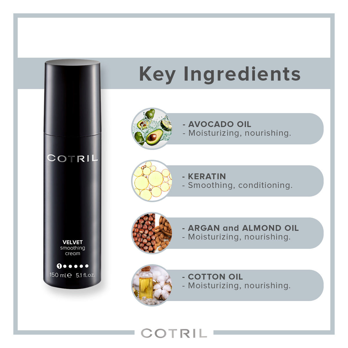 Cotril Styling Velvet Smoothing Cream 150ml — view 4