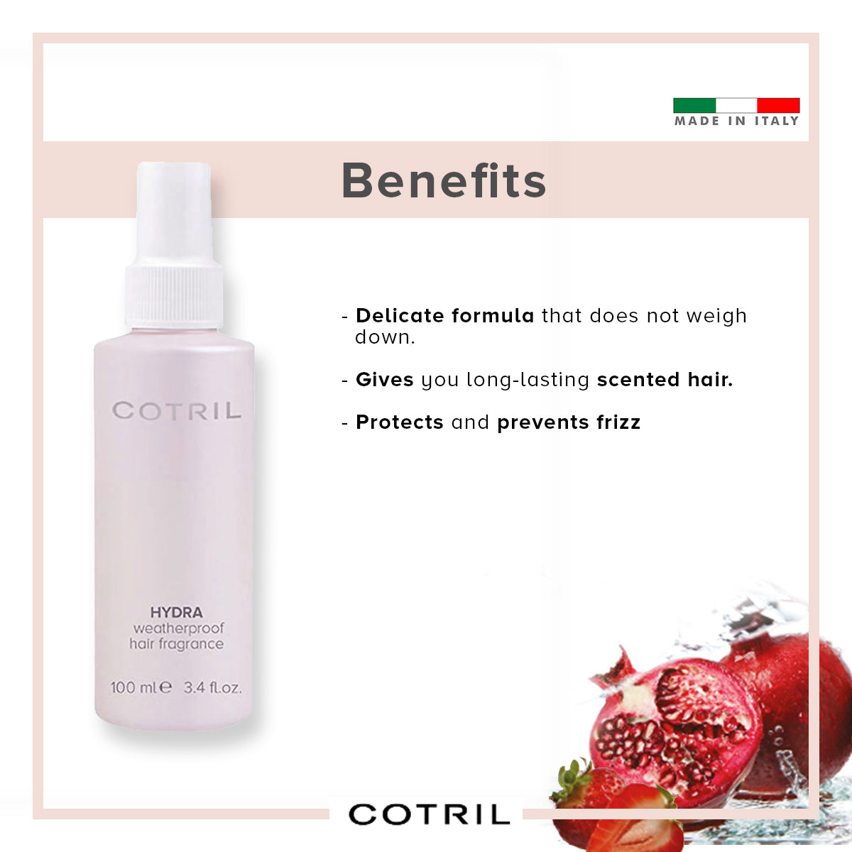 COTRIL HYDRA WEATHERPROOF HAIR FRAGRENCE 100ml