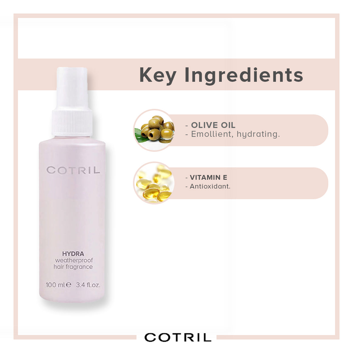 COTRIL HYDRA WEATHERPROOF HAIR FRAGRENCE 100ml